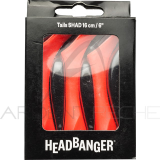 Poisson nageur HEADBANGER Queue de remplacement shad 16cm
