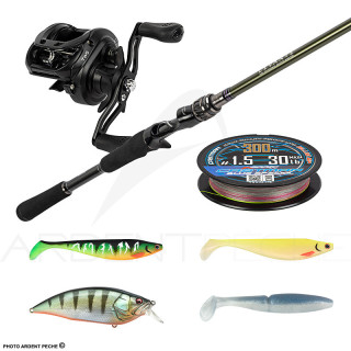 Pack premium casting MEGABASS Levante JP F10 711 LV + DAIWA Tatula HD LTD 200 HL