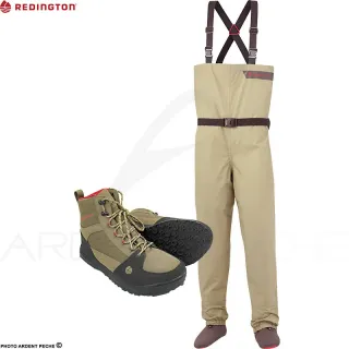 Pack waders REDINGTON Crosswater + chaussures Benchmark caoutchouc